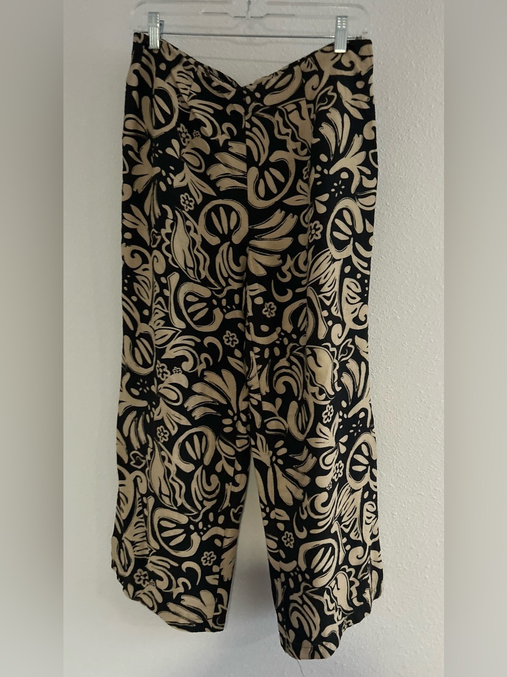 Bettina Star Patterned Wide-Leg Pants